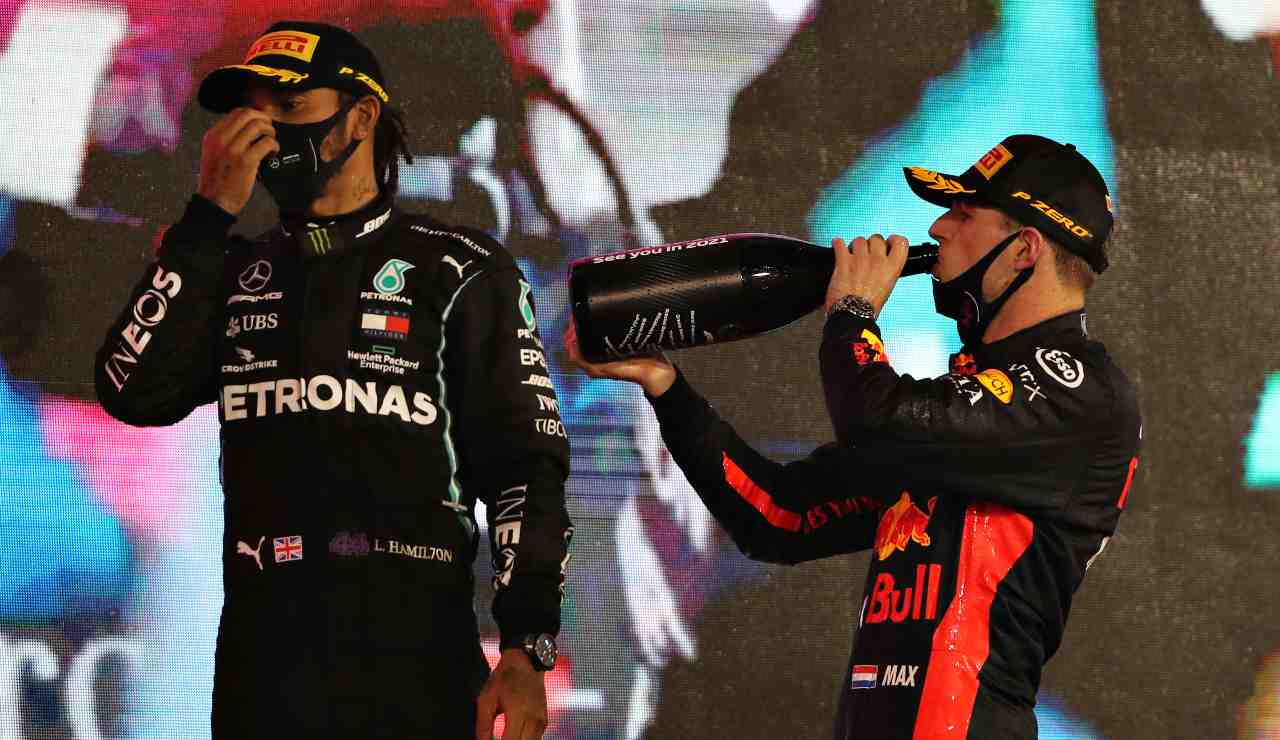 Verstappen e Hamilton