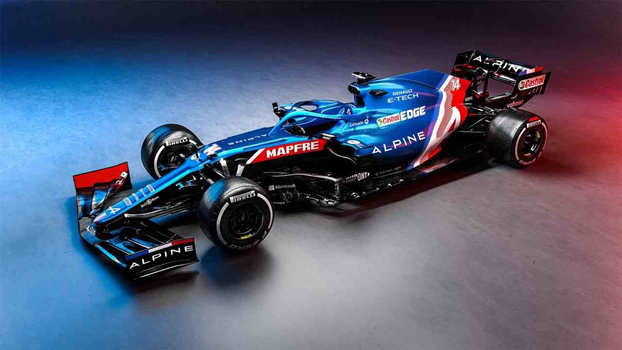 Alpine A521, la monoposto per il Mondiale 2021 di F1: scheda tecnica