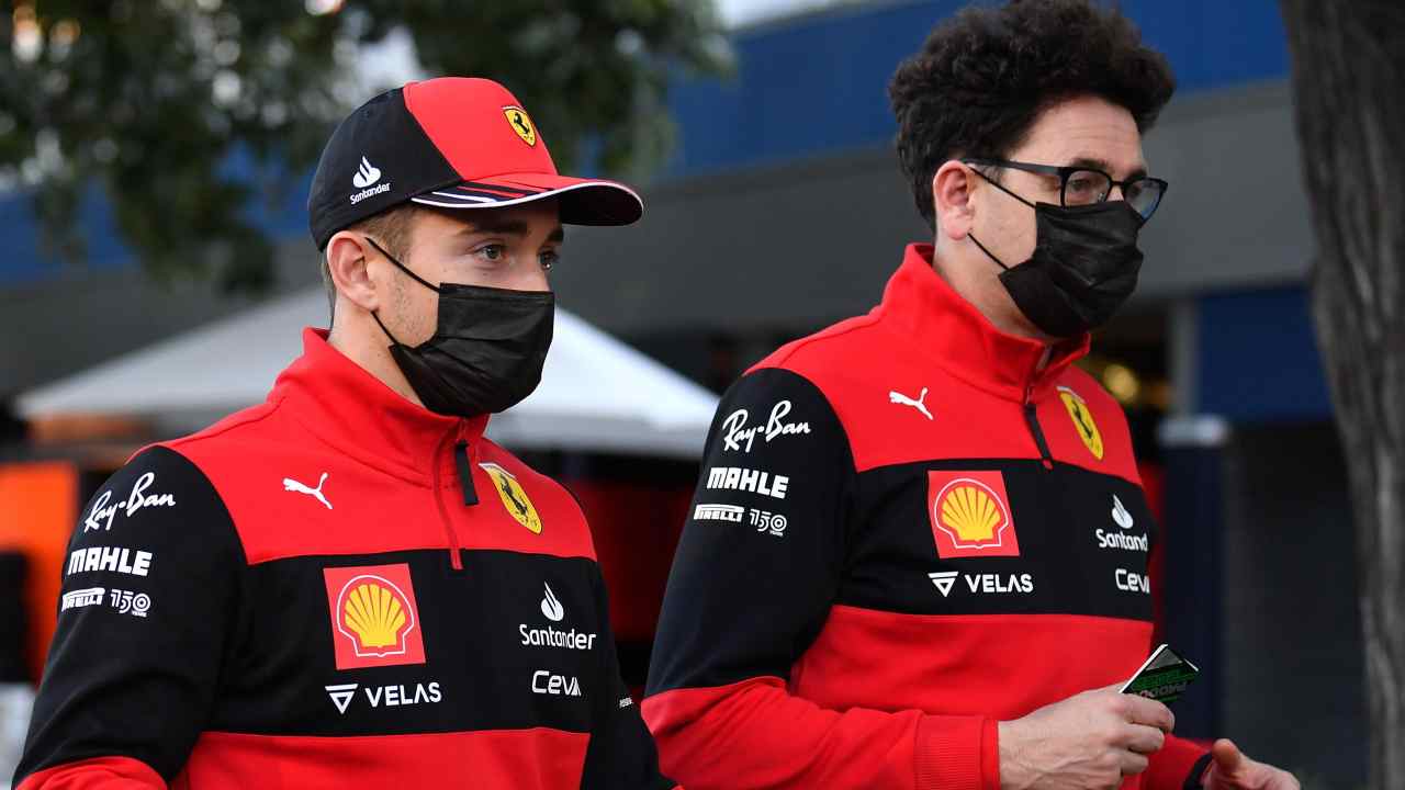 Charles Leclerc Mattia Binotto