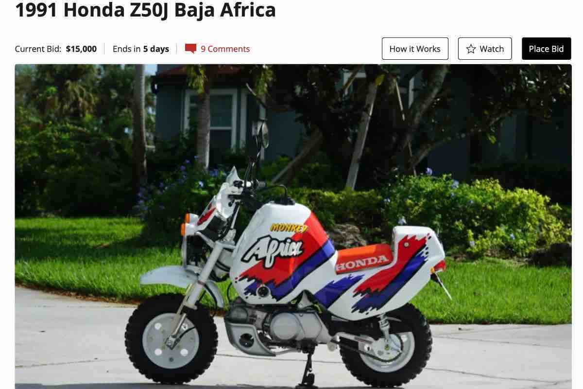 Honda Baja mini moto