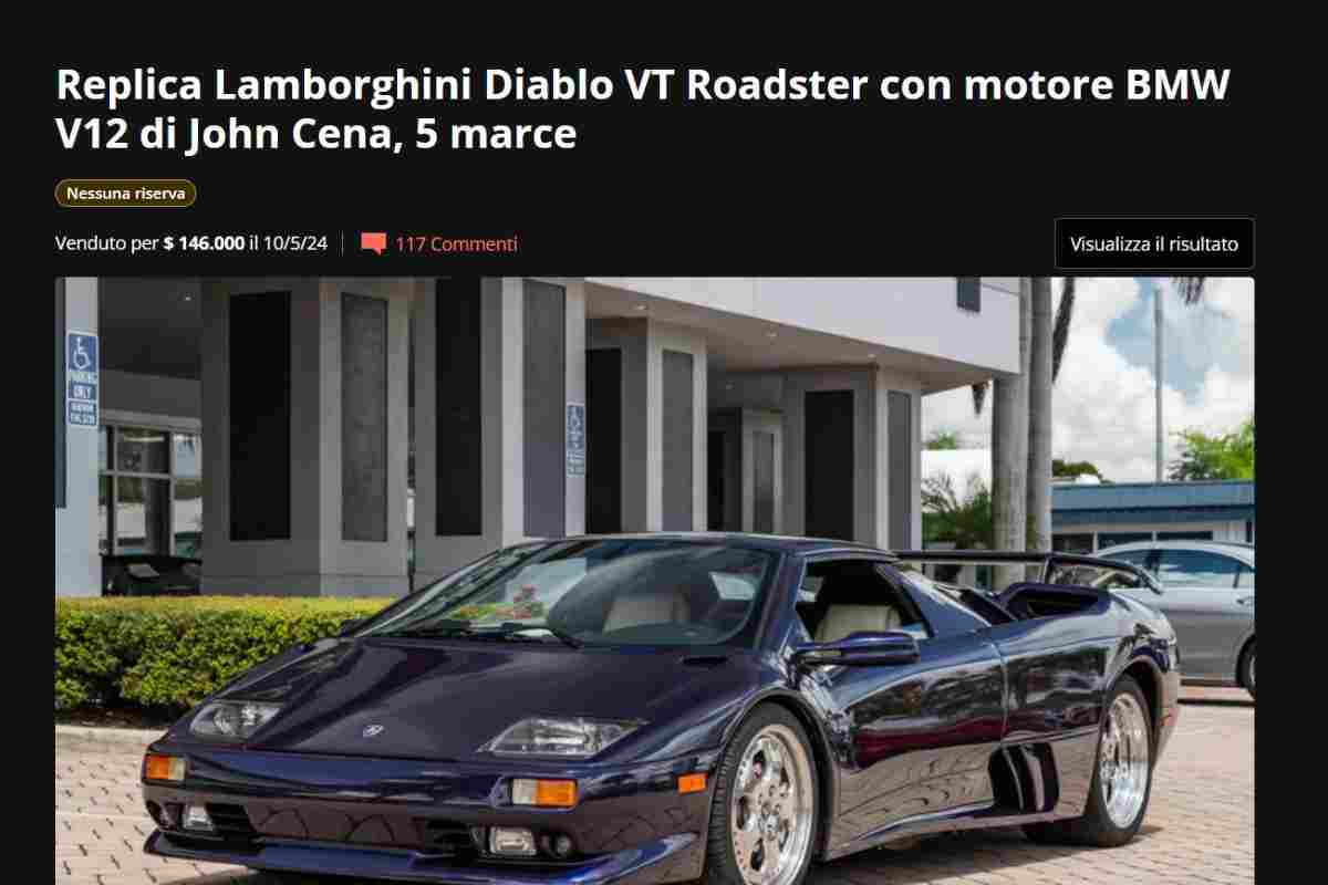 Lamborghini John cena in vendita