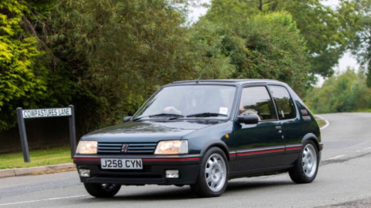 Peugeot 205 auto investimento sicuro