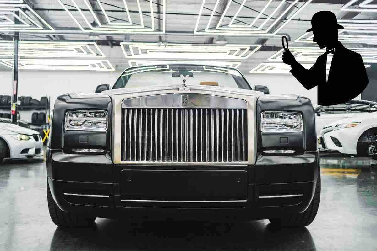 Rolls Royce abbandonata