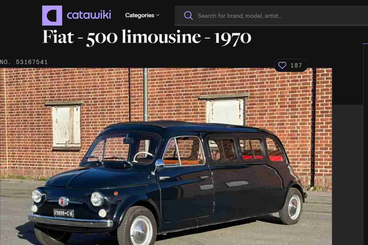 Fiat 500 costa come una Limousine 