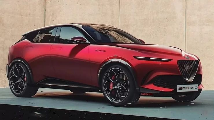 Alfa Stelvio rendering 