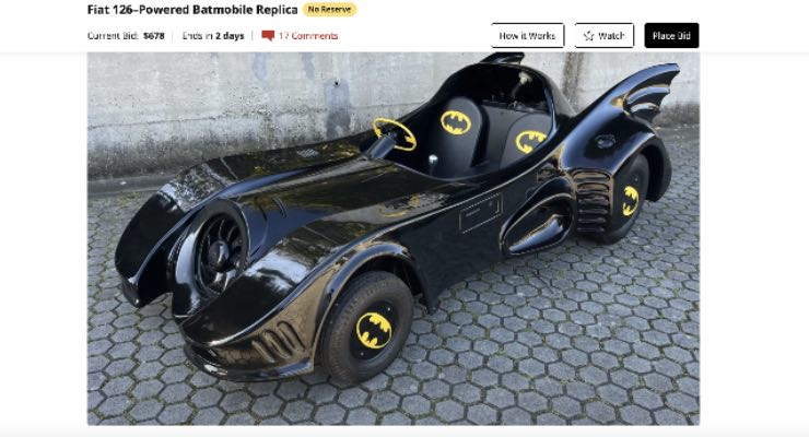 Modificata Fiat batmobile