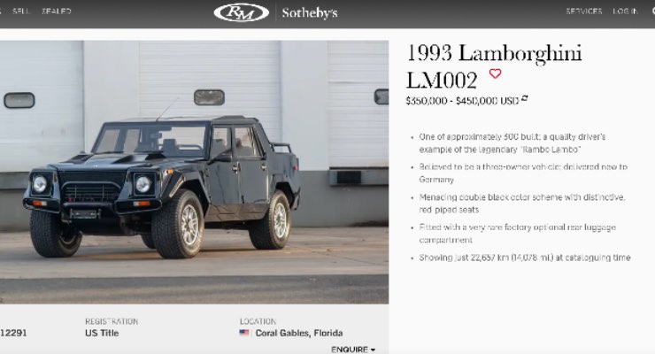 SUV Lamborghini LM002