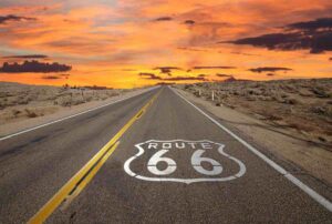 Route 66 strada bellissima spettacolo