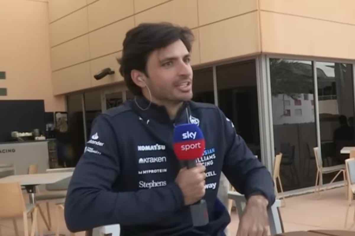 Sainz lancia la sfida